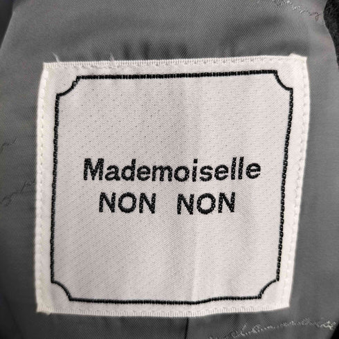 マドモアゼルノンノン mademoiselle NON NON カシミア混テーラードジャケット レディース JPN:M