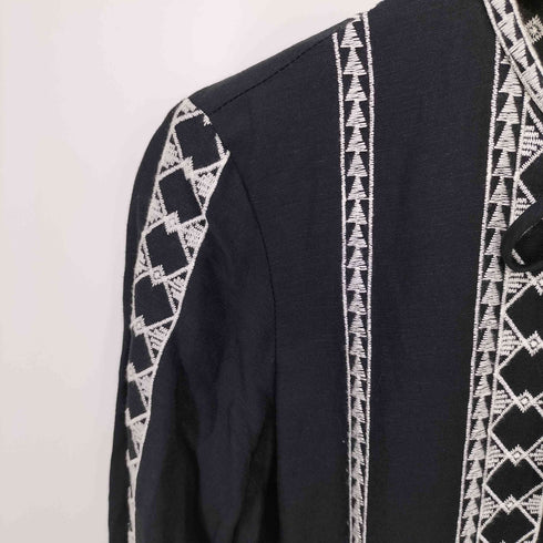 ザラ ZARA 22SS 刺繍 ロングワンピース レディース import:M