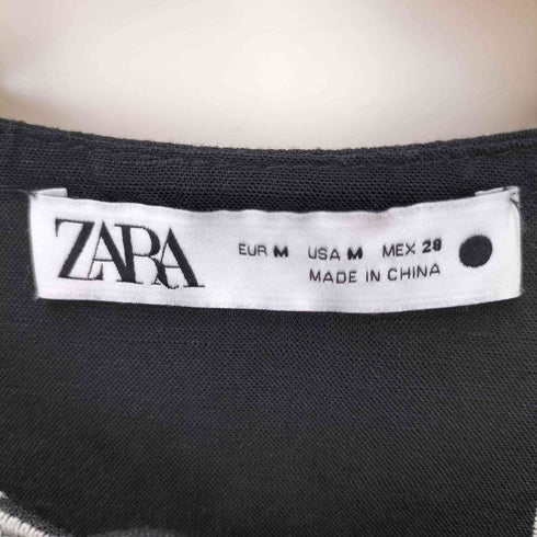 ザラ ZARA 22SS 刺繍 ロングワンピース レディース import:M