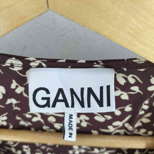 ガニー Ganni カシュクール巻きブラウス レディース DE:32