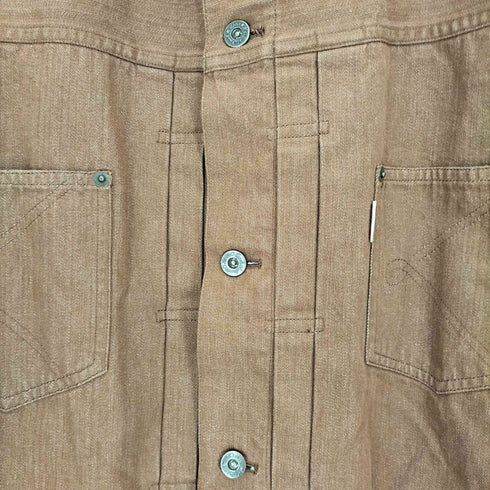 カールヘルム Karl Helmut ステッチ 刺繍 デニムジャケット カバーオール シンチバック メンズ