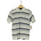 フレッドペリー FRED PERRY 鹿の子 ロゴ刺繍ボーダーS/S ポロシャツ メンズ JPN:S