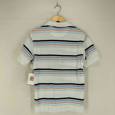 フレッドペリー FRED PERRY 鹿の子 ロゴ刺繍ボーダーS/S ポロシャツ メンズ JPN:S