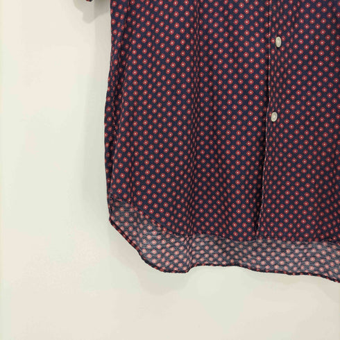 コムデギャルソンオム COMME des GARCONS HOMME 花柄 総柄 リネン混 ショートスリーブシャツ メンズ JPN:XS