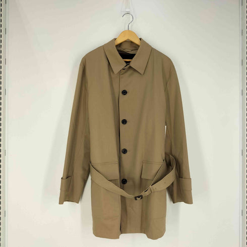アクアスキュータム AQUASCUTUM チェックライナー付き ステンカラーコート メンズ LL