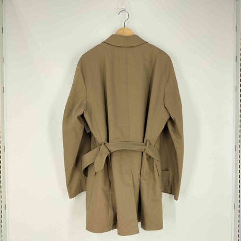 アクアスキュータム AQUASCUTUM チェックライナー付き ステンカラーコート メンズ LL