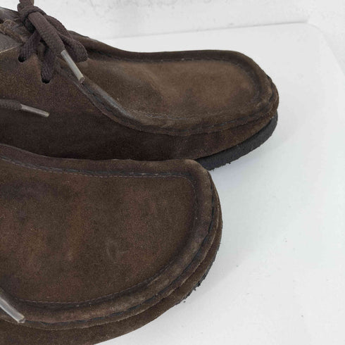 クラークス Clarks Wallabees MADE IN REPUBLIC OF IRELAND クレープソール スウェードチャッカブーツ レディース US:6.5