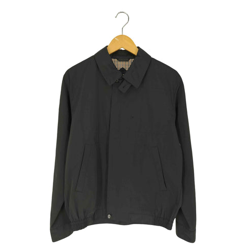 アクアスキュータム AQUASCUTUM 裏地チェック 比翼 ジップアップ スウィングトップ メンズ import:M