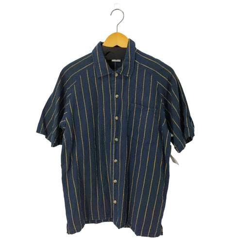 コロンビア Columbia ストライプ コットンリネンシャツ メンズ JPN:S