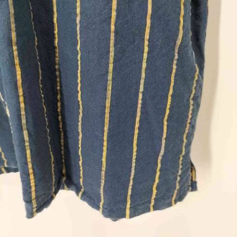 コロンビア Columbia ストライプ コットンリネンシャツ メンズ JPN:S