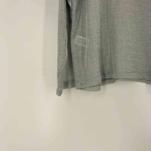 ザラ ZARA METALLIC MESH OVERSIZED TOP レディース import:M