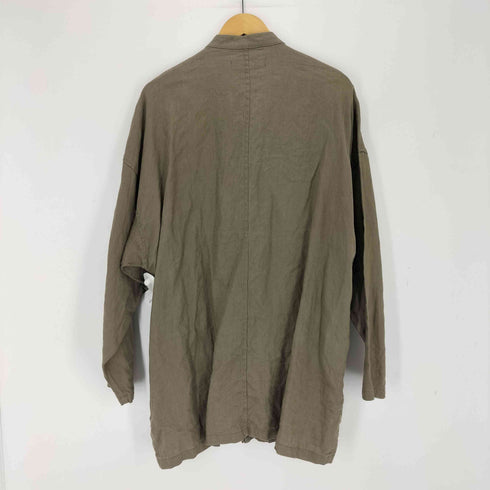 カンビオ CAMBIO Linen Long Length Loose China Shirts シャツ メンズ JPN:L