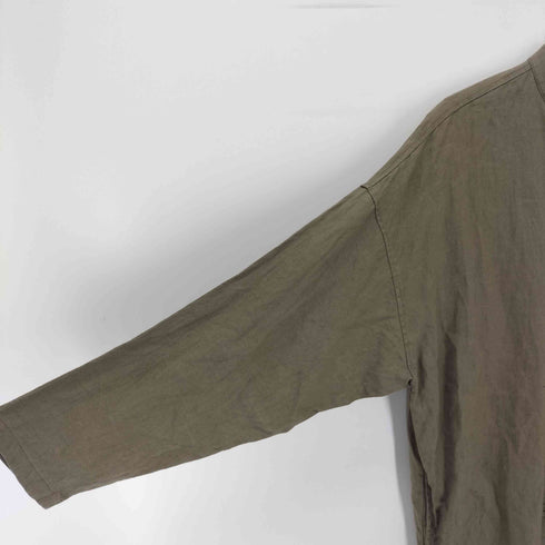 カンビオ CAMBIO Linen Long Length Loose China Shirts シャツ メンズ JPN:L