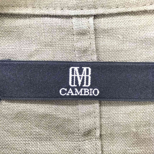 カンビオ CAMBIO Linen Long Length Loose China Shirts シャツ メンズ JPN:L