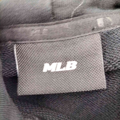 エムエルビー MLB ロゴ刺繍 短丈プルオーバーパーカー レディース import:XS