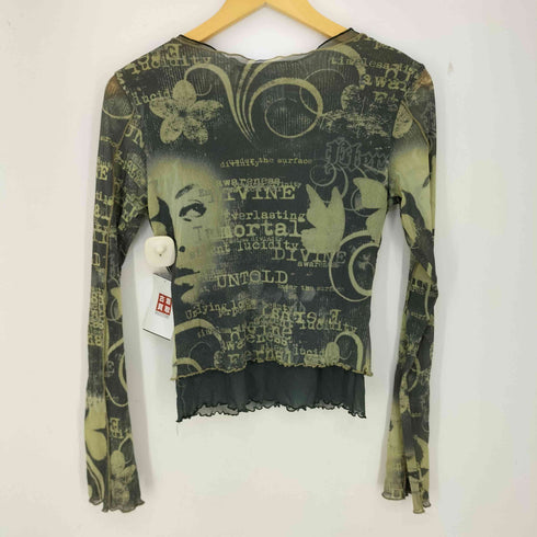 ジェイディッドロンドン JADED LONDON Primavere Mesh Long Sleeve Top レイヤード セカンドスキン レディース UK:10