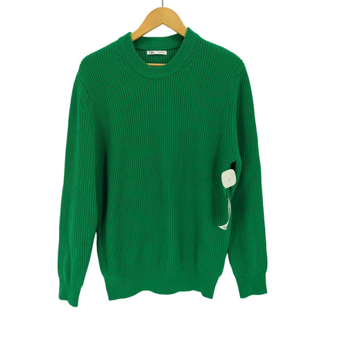ザラ ZARA テクスチャーセーター メンズ import:M