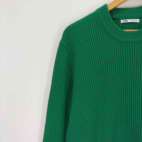 ザラ ZARA テクスチャーセーター メンズ import:M