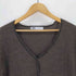 ザラ ZARA ROLLED EDGE KNIT CARDIGAN レディース import:M