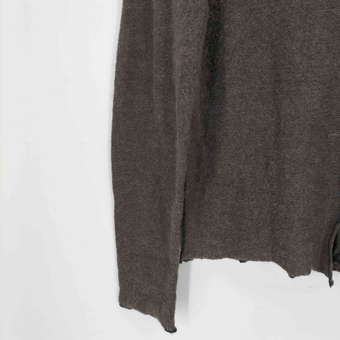ザラ ZARA ROLLED EDGE KNIT CARDIGAN レディース import:M