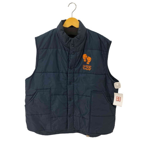 キングルイ King louie 80S USA製 PRO FIT 中綿ベスト ワンポイントプリント グローブ メンズ JPN:XL