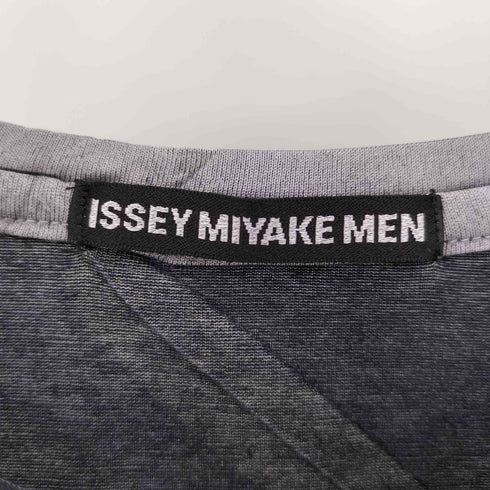 イッセイミヤケメン ISSEY MIYAKE MEN 12AW グラデーション 総柄 プリーツ クルーネック Tシャツ メンズ JPN:2