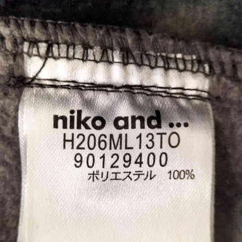ニコアンド niko and... フリースオーバーオール メンズ FREE
