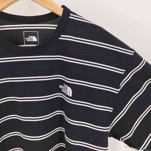 ザノースフェイス THE NORTH FACE S/S Free Run Border Crew ショートスリーブフリーランボーダークルー Tシャツ メンズ import:XL