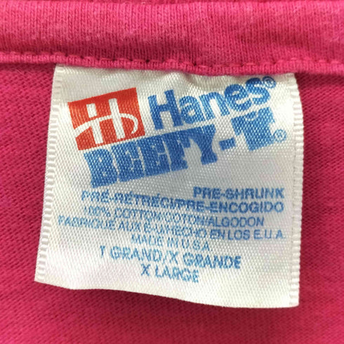 ヘインズ Hanes Honolulu 刺繍 クルーネックTシャツ メンズ JPN:XL