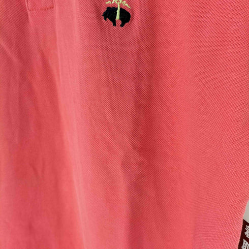 ブルックスブラザーズ BROOKS BROTHERS ワンポイント刺繍 鹿の子ポロシャツ メンズ import:S