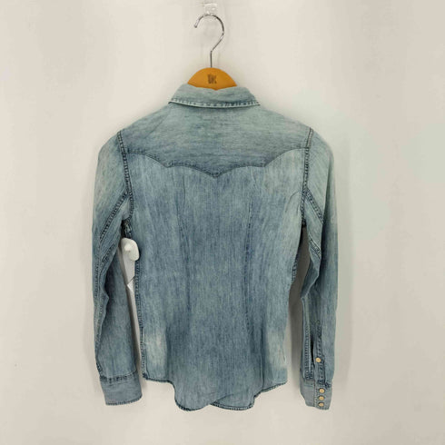 デニムアンドサプライ ラルフローレン DENIM & SUPPLY RALPH LAUREN デニムシャツ フラップポケット レディース import:XS