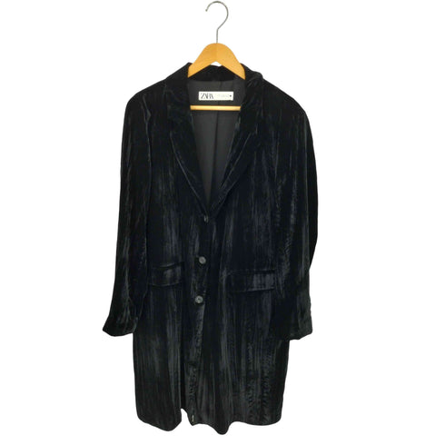 ザラ ZARA CRUSHED VELVET COAT レディース import:XL