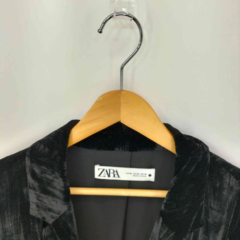 ザラ ZARA CRUSHED VELVET COAT レディース import:XL