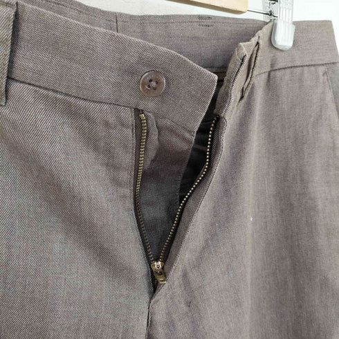 マッキントッシュ ロンドン Mackintosh LONDON コットンリネンノータックパンツ メンズ ウエスト82cm