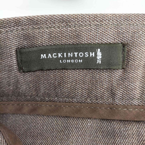 マッキントッシュ ロンドン Mackintosh LONDON コットンリネンノータックパンツ メンズ ウエスト82cm