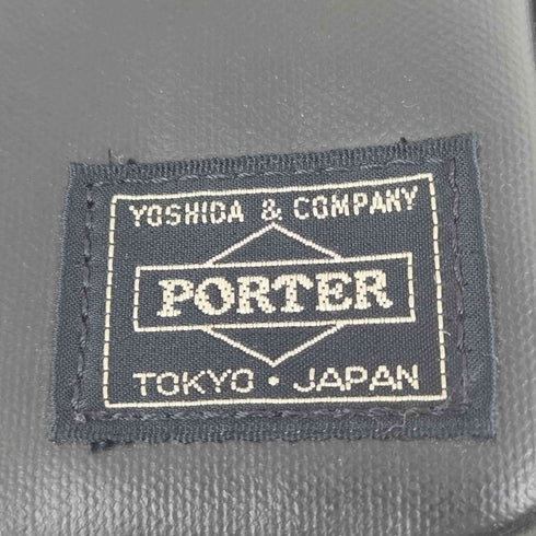 ポーター PORTER ロゴパッチ カラビナポーチ シガーケース メンズ