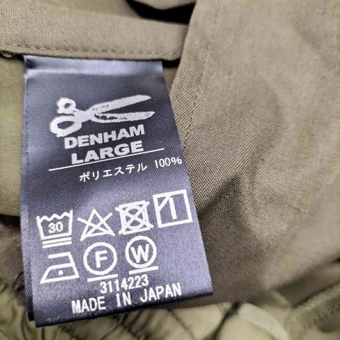 デンハム DENHAM ノータック ウエストドローコード ポリ テーパードパンツ メンズ L