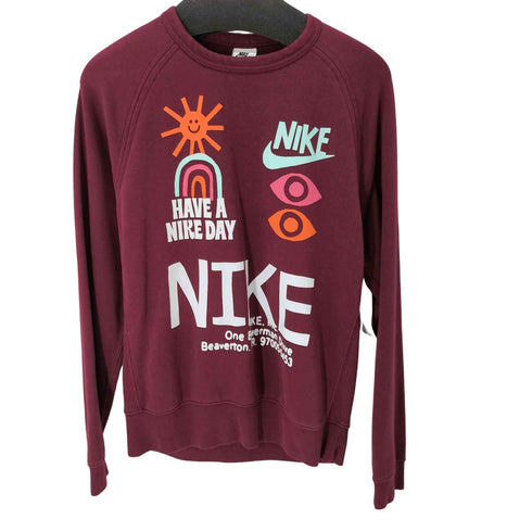 ナイキ NIKE 22AW HBR-S FT CREW プリント クルー スウェット メンズ JPN:M