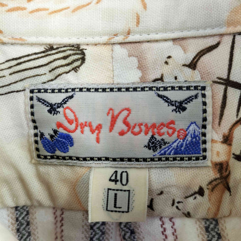 ドライボーンズ Dry Bones ストライプシャツ メンズ JPN:L