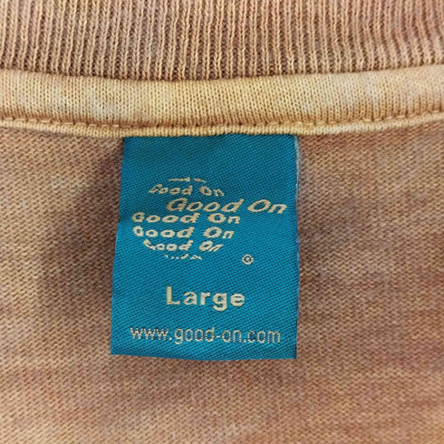 グッドオン good on 19SS ラグランスリーブ 後染め クルーネック半袖Tシャツ メンズ JPN:L