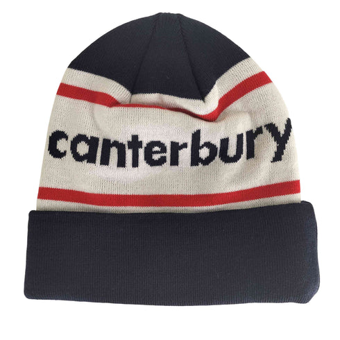 カンタベリー CANTERBURY ロゴ ニット 帽子 ビーニー メンズ