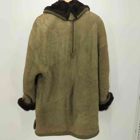 MADE IN ITALY レザーファーコート レディース