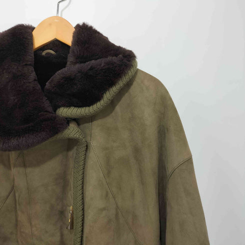 MADE IN ITALY レザーファーコート レディース