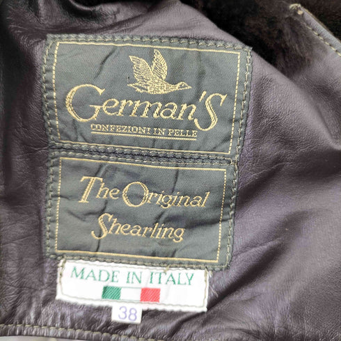 MADE IN ITALY レザーファーコート レディース