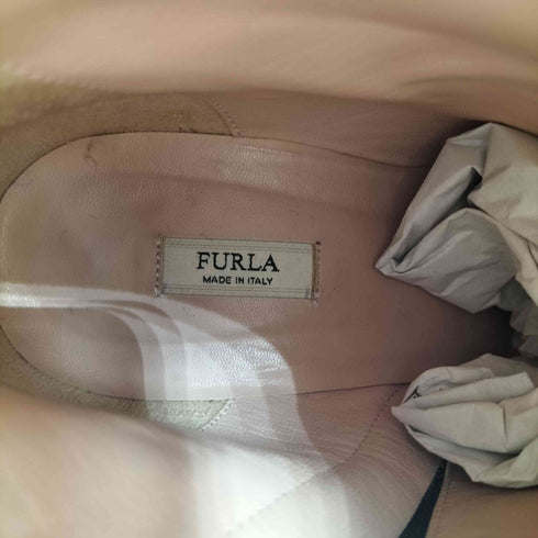 フルラ FURLA サイドジップ スウェード ショートブーツ レディース EUR:37
