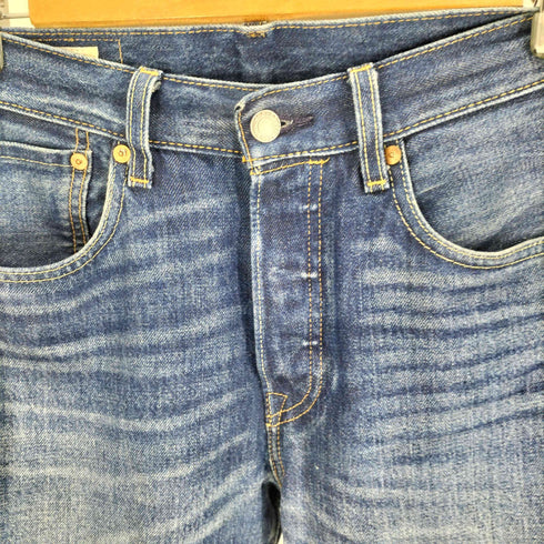 リーバイス Levis PREMIUM USA製 501 ボタン裏5244 刻印 赤耳 セルビッチ ボタンフライ ストレート デニムパンツ メンズ W:29 L:32