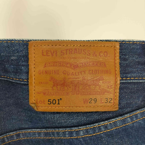 リーバイス Levis PREMIUM USA製 501 ボタン裏5244 刻印 赤耳 セルビッチ ボタンフライ ストレート デニムパンツ メンズ W:29 L:32