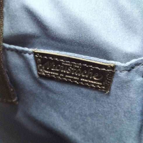 ムスタッシュ MOUSTACHE スクエアレザーショルダーバッグ シボ革 レディース