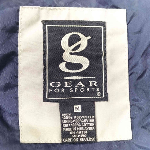 ギアフォースポーツ GEAR FOR SPORTS 刺繍 ハーフジップ スタンドカラー ジャケット メンズ