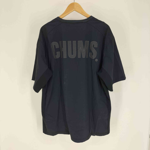 チャムス CHUMS 24SS Airtrail Stretch CHUMS T-Shirt エアトレイルストレッチチャムスシャツ メンズ import:XL
